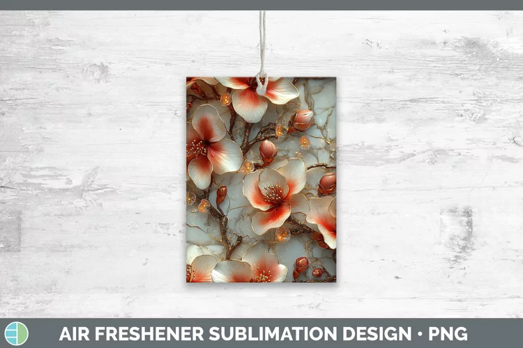 3D Azalea Air Freshener Sublimation Car Freshener Designs