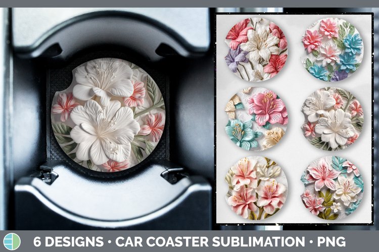 Car Coaster Sublimation Designs Image 7