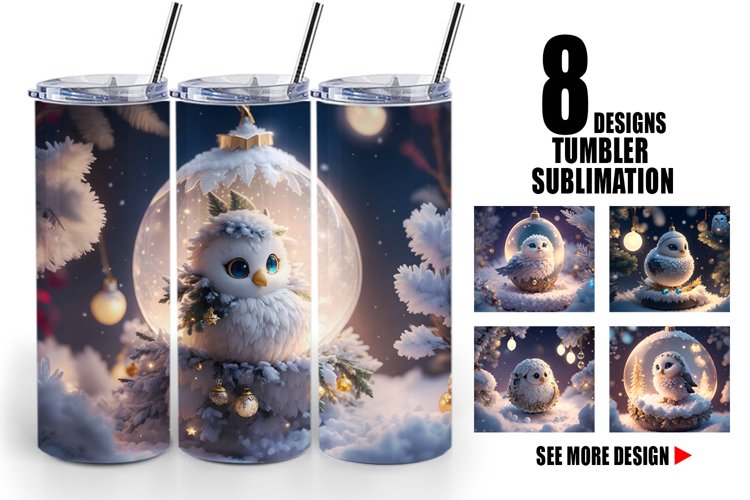 Christmas Tumbler Wrap Image 4