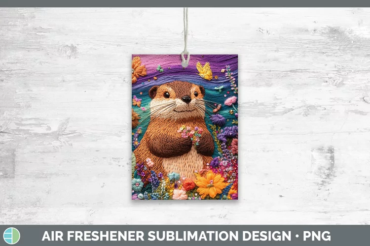 3D Beaver Air Freshener Sublimation Car Freshener Designs