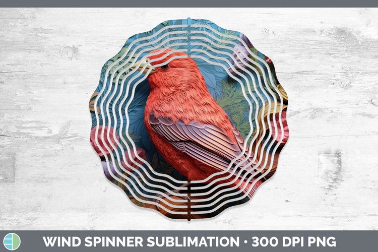 Gorgeous3D Birds Wind Spinner design.