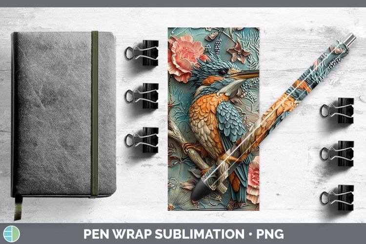 Gorgeous3D Birds Pen Wrap design.