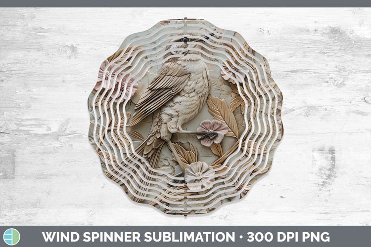 Gorgeous3D Birds Wind Spinner design.