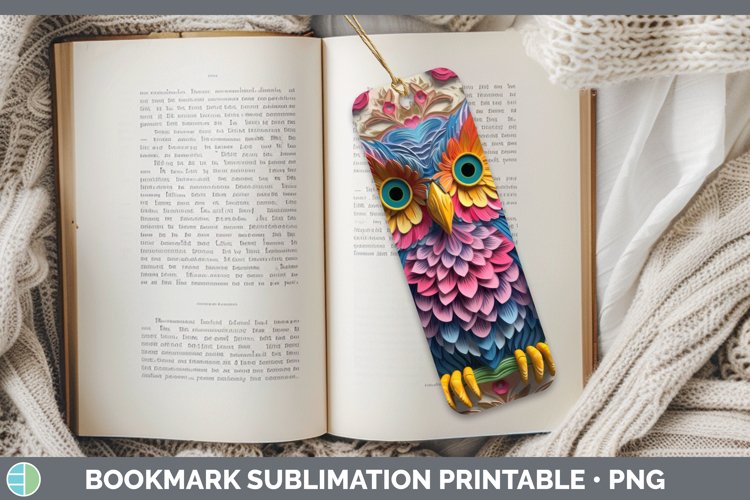Gorgeous3D Birds Bookmark design.