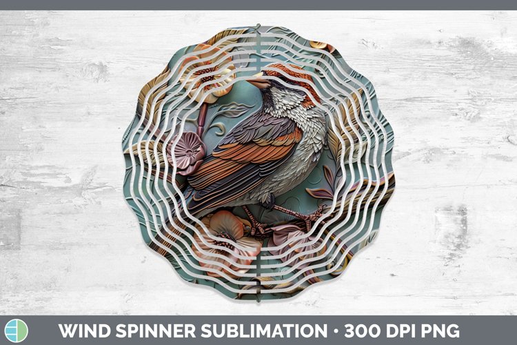 Gorgeous3D Birds Wind Spinner design.
