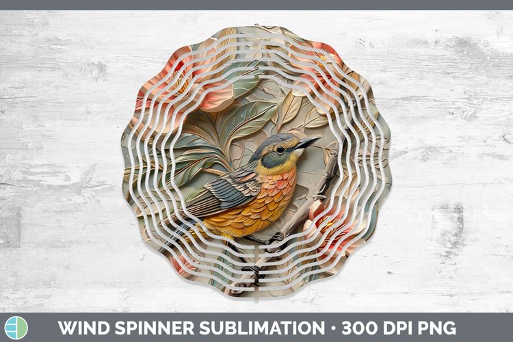 Gorgeous3D Birds Wind Spinner design.