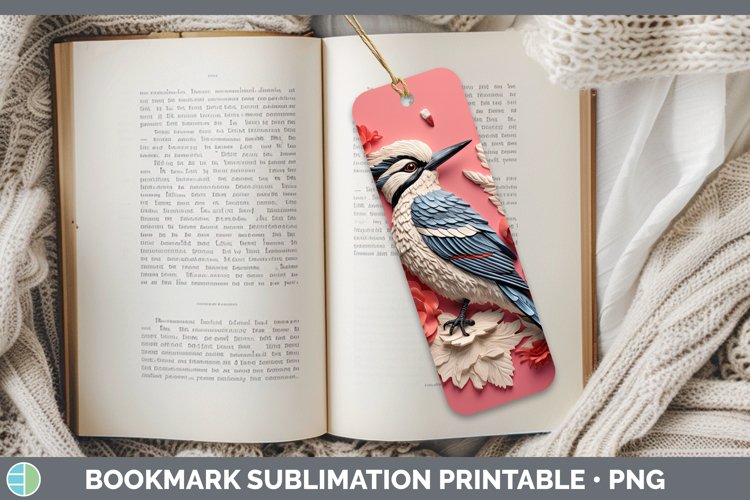 Gorgeous3D Birds Bookmark design.