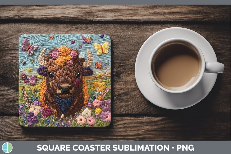Gorgeous3D Square Coaster design.