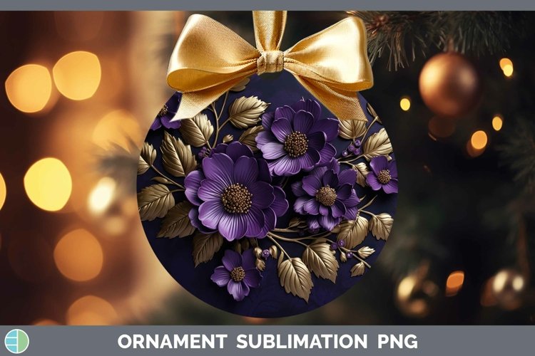 Gorgeous3D Black and Gold Ornament design.