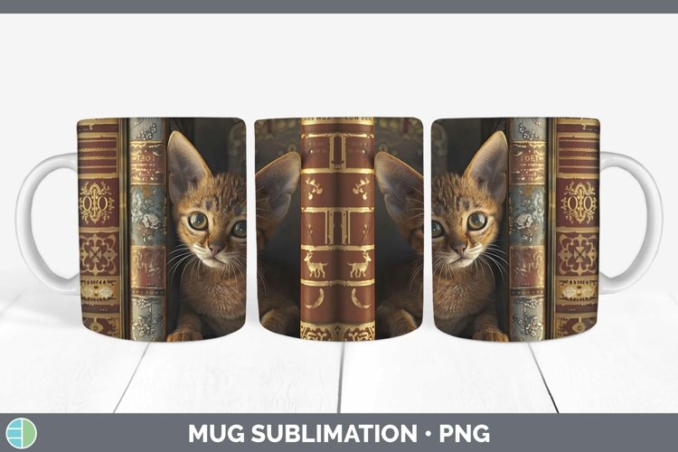 Gorgeous3D Books Mug Wrap design.