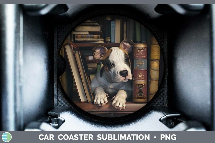Gorgeous3D Books Car Coaster design.