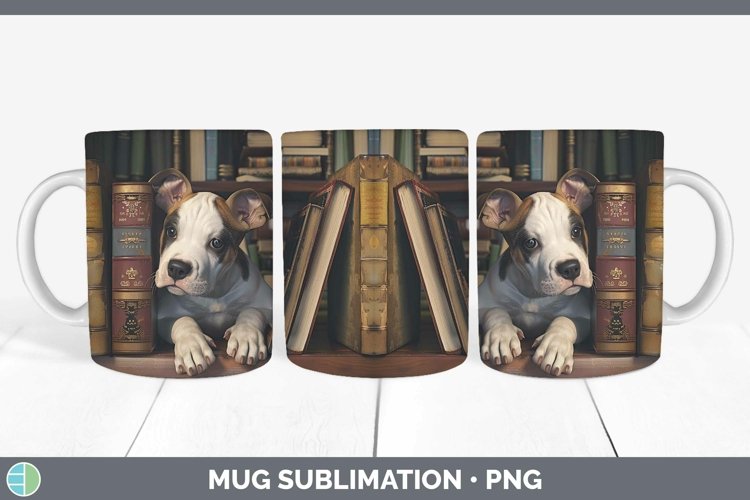 Gorgeous3D Books Mug Wrap design.
