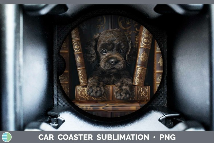 Gorgeous3D Books Car Coaster design.