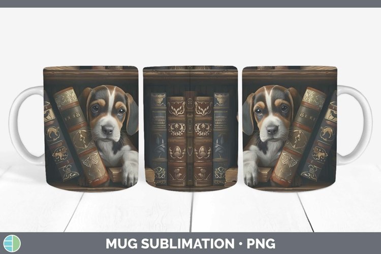Gorgeous3D Books Mug Wrap design.