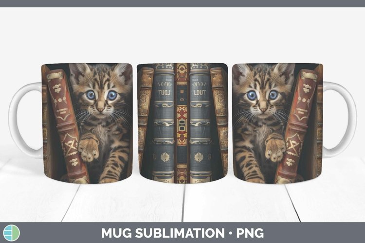 Gorgeous3D Books Mug Wrap design.