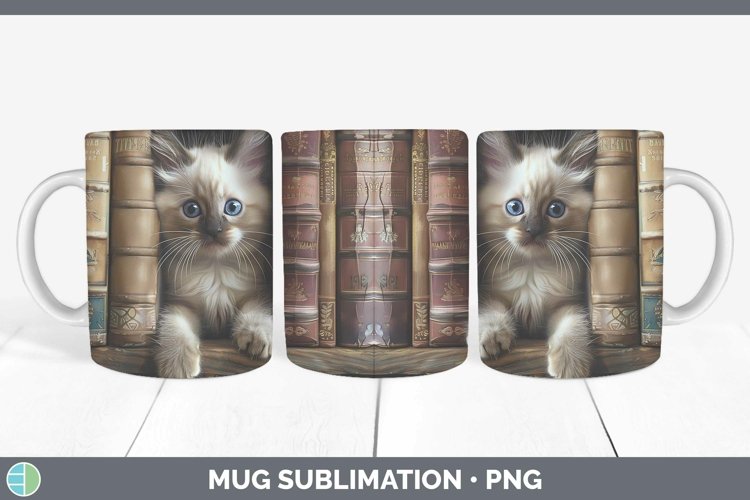 Gorgeous3D Books Mug Wrap design.