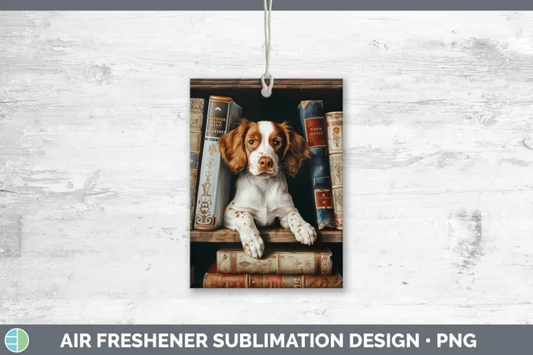 3D Books Brittany Air Freshener Sublimation Car Freshener De