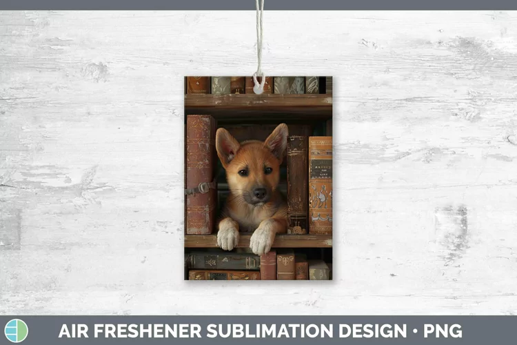 3D Books Canaan Air Freshener Sublimation Car Freshener Desi