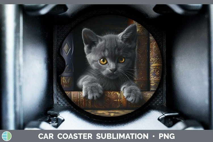 Gorgeous3D Books Car Coaster design.