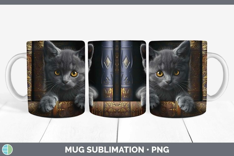 Gorgeous3D Books Mug Wrap design.