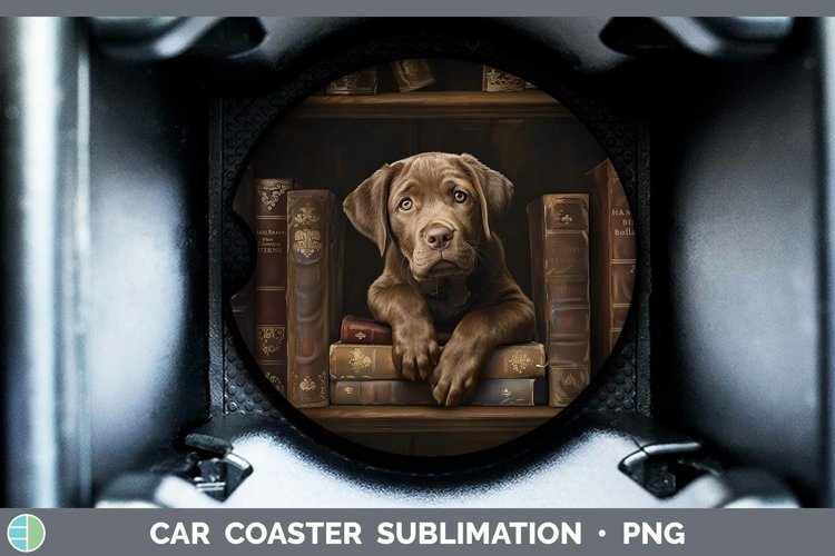 Gorgeous3D Books Car Coaster design.