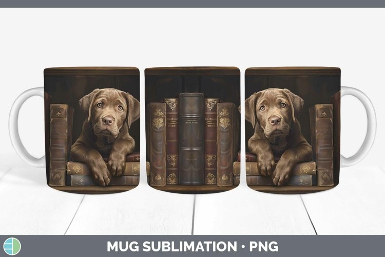 Gorgeous3D Books Mug Wrap design.