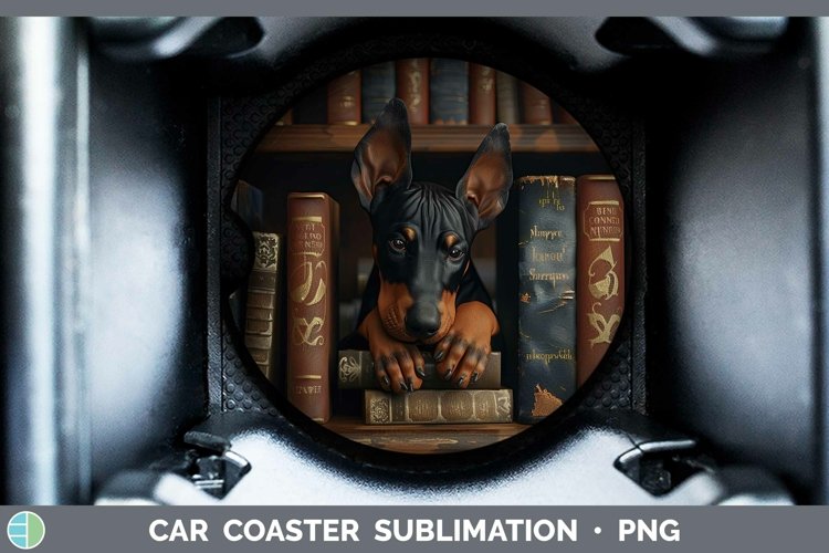 Gorgeous3D Books Car Coaster design.