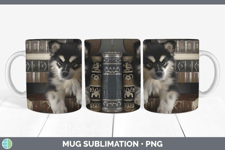 Gorgeous3D Books Mug Wrap design.
