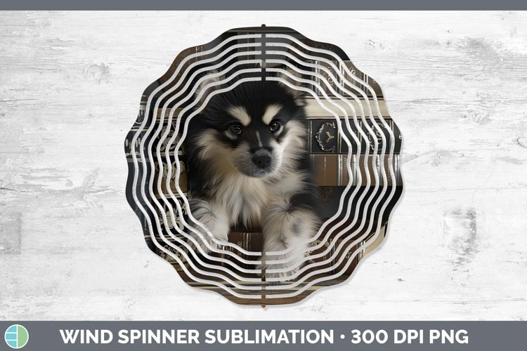Gorgeous3D Books Wind Spinner design.