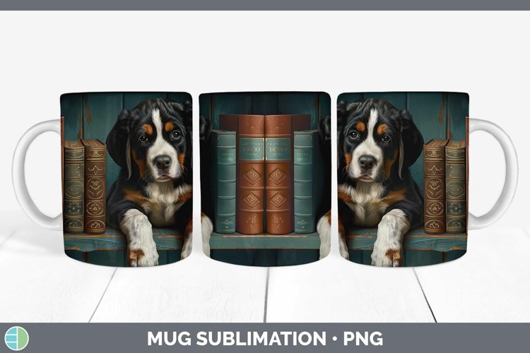 Gorgeous3D Books Mug Wrap design.