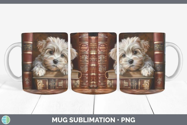 Gorgeous3D Books Mug Wrap design.
