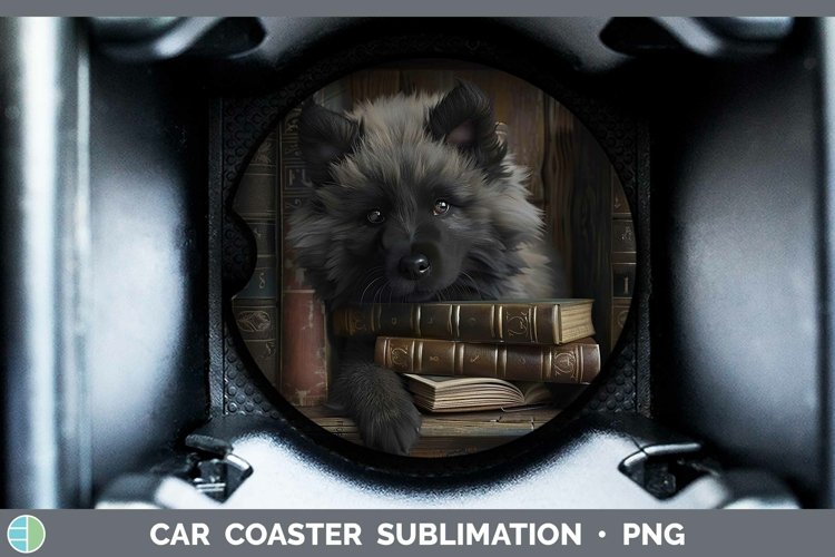 Gorgeous3D Books Car Coaster design.