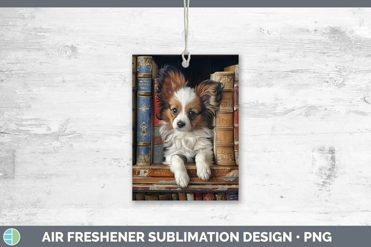 3D Books Papillon Air Freshener Sublimation Car Freshener De