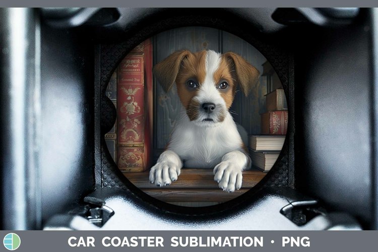 Gorgeous3D Books Car Coaster design.