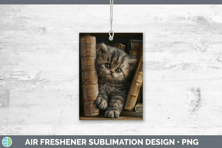 3D Books Persian Air Freshener Sublimation Car Freshener Des