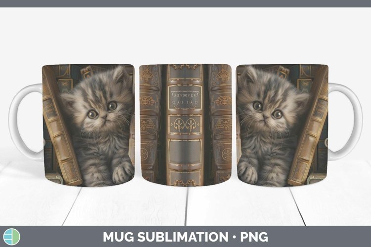 Gorgeous3D Books Mug Wrap design.