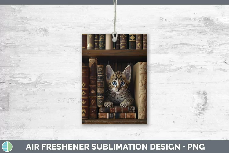 3D Books Savannah Air Freshener Sublimation Car Freshener De