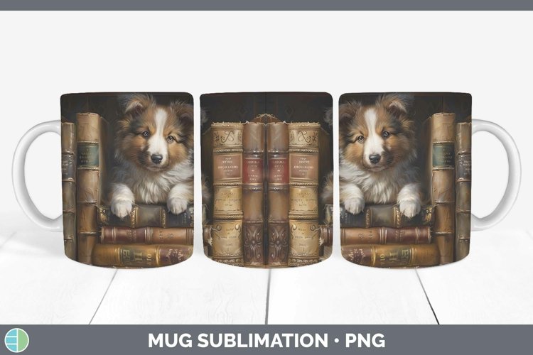 Gorgeous3D Books Mug Wrap design.