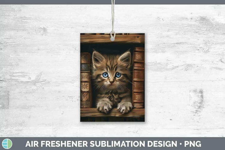 3D Books Siberian Air Freshener Sublimation Car Freshener De