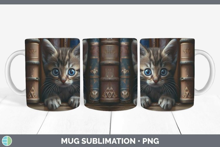 Gorgeous3D Books Mug Wrap design.