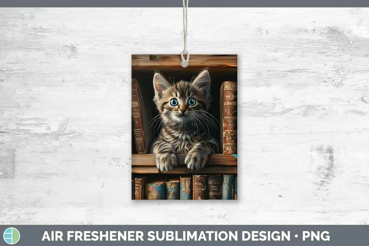 3D Books Sokoke Air Freshener Sublimation Car Freshener Desi