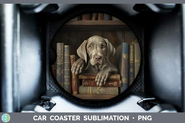 Gorgeous3D Books Car Coaster design.