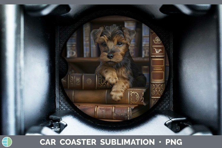 Gorgeous3D Books Car Coaster design.