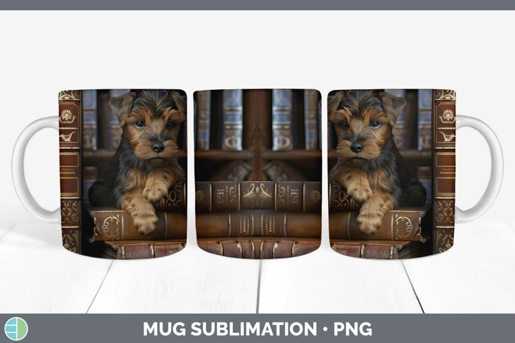 Gorgeous3D Books Mug Wrap design.