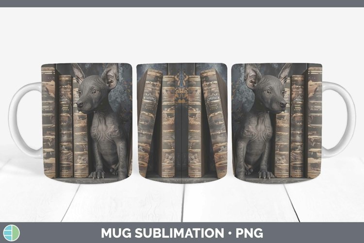 Gorgeous3D Books Mug Wrap design.