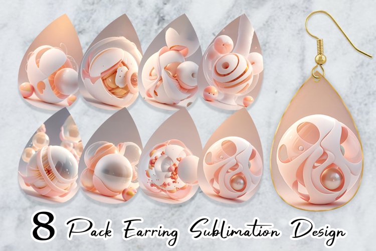 Sublimation Earring Designs Image 12