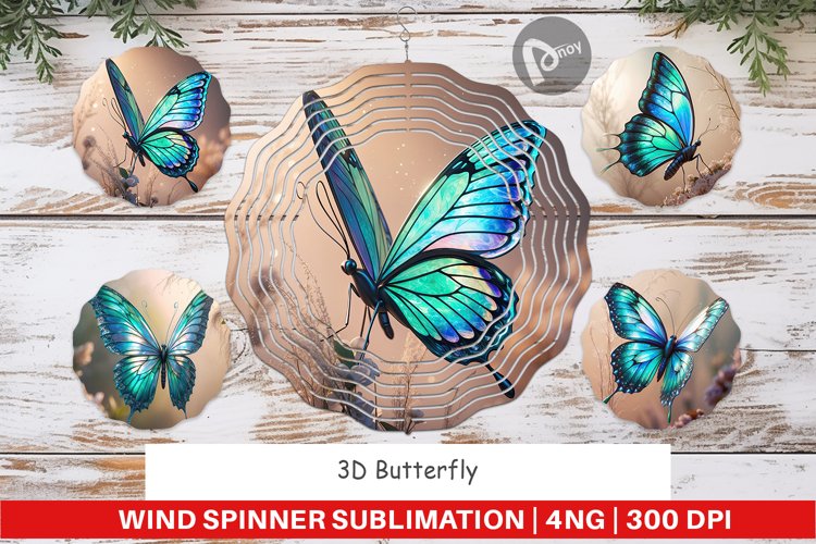 Wind Spinner 3D Butterfly