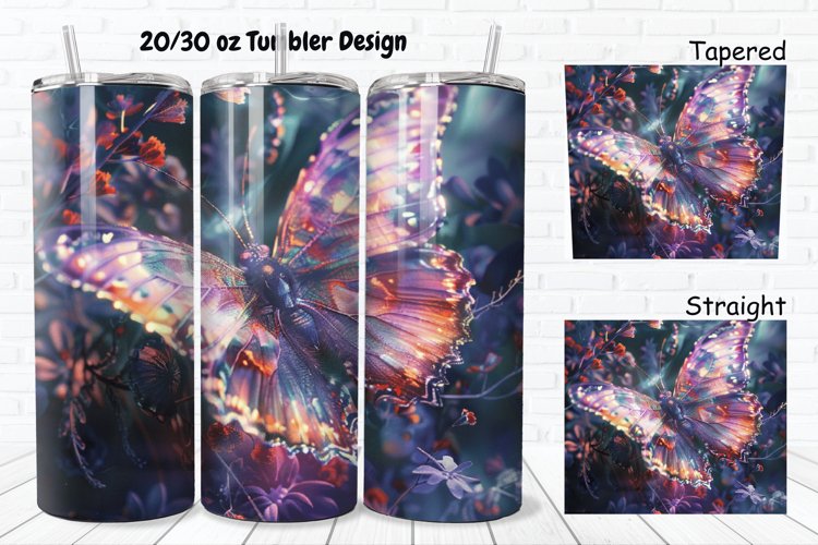3D Butterfly Fantasy 20/30oz Skinny Tumbler