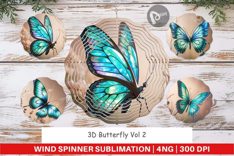 Wind Spinner 3D Butterfly