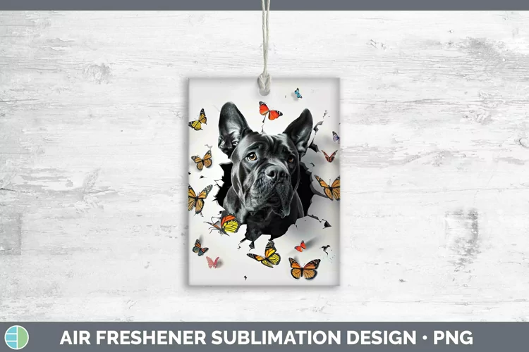 3D Cane Corso Air Freshener | Sublimation Car Freshener Desi